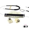 EWR124 Window Regulator Repair Kit Front Right Door for Seat Toledo MK2 1M2 1998-2004 Leon MK1 1M1 1999-2006 4/5 Door 1M0837462A
