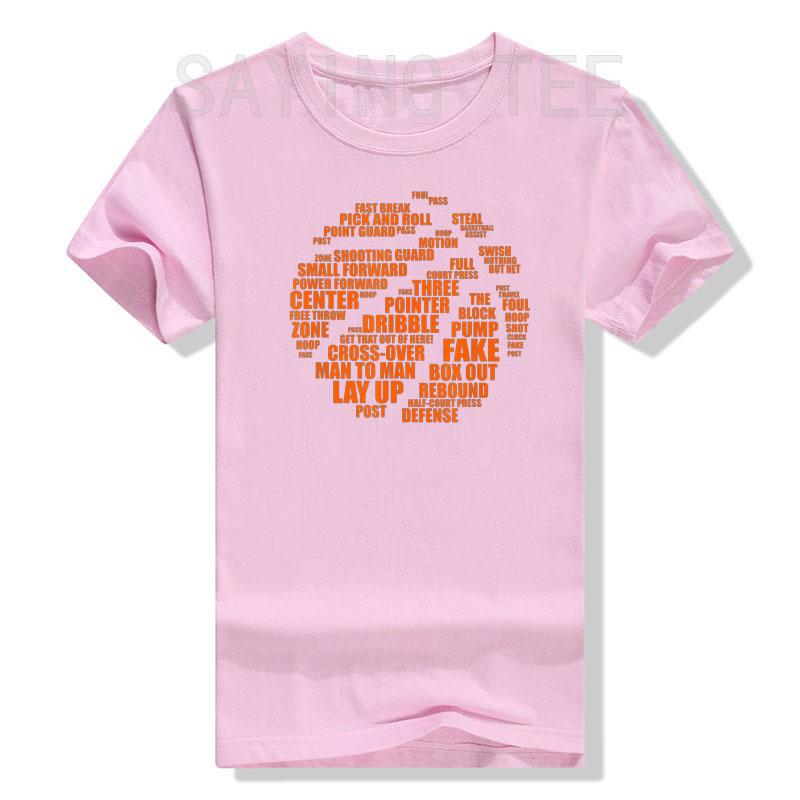 Basketball Terms Motivational Word Cloud TShirt BasketballPlayer Graphic Tee Tops Funny Short Sleeve Letters Printed Outfits