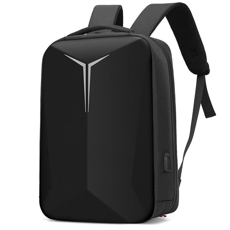 High-End Waterproof Reflective Men's Backpack: Customizable Hard Shell for Business & School
