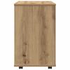 Rolling Cart Artisan Oak 46 x 36 x 59 cm Engineered Wood