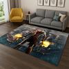 Retro God of War Game Kratos Carpet Rug for Bedroom Living Room Sofa Playroom Doormat Home Decor,Kid Area Rug Non-slip Gift