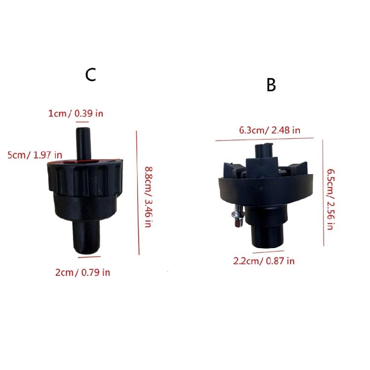 Drum Accessory Plastic Cymbal Support System for Precise Positioning and Effortlessly Installation Process