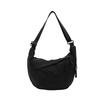 Jio. Jio Dámská crossbody taška přes rameno ve tvaru půlměsíce, Jednoduchá, Jednobarevná, Stylová, Roztomilá, Nastavitelná délka, Lehká, Na každý den, Ležérní, Velká