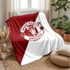 Couverture Douce en Polaire Flanelle Manchester United FC Couverture Jetée Légère Confortable Chaude Pour Canapé Lit Décoration Intérieure