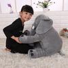 Beruhigendes Elefanten-Plüschkissen Schlafpuppe Kuscheltier Grauer Elefant Weiche Plüschtiere