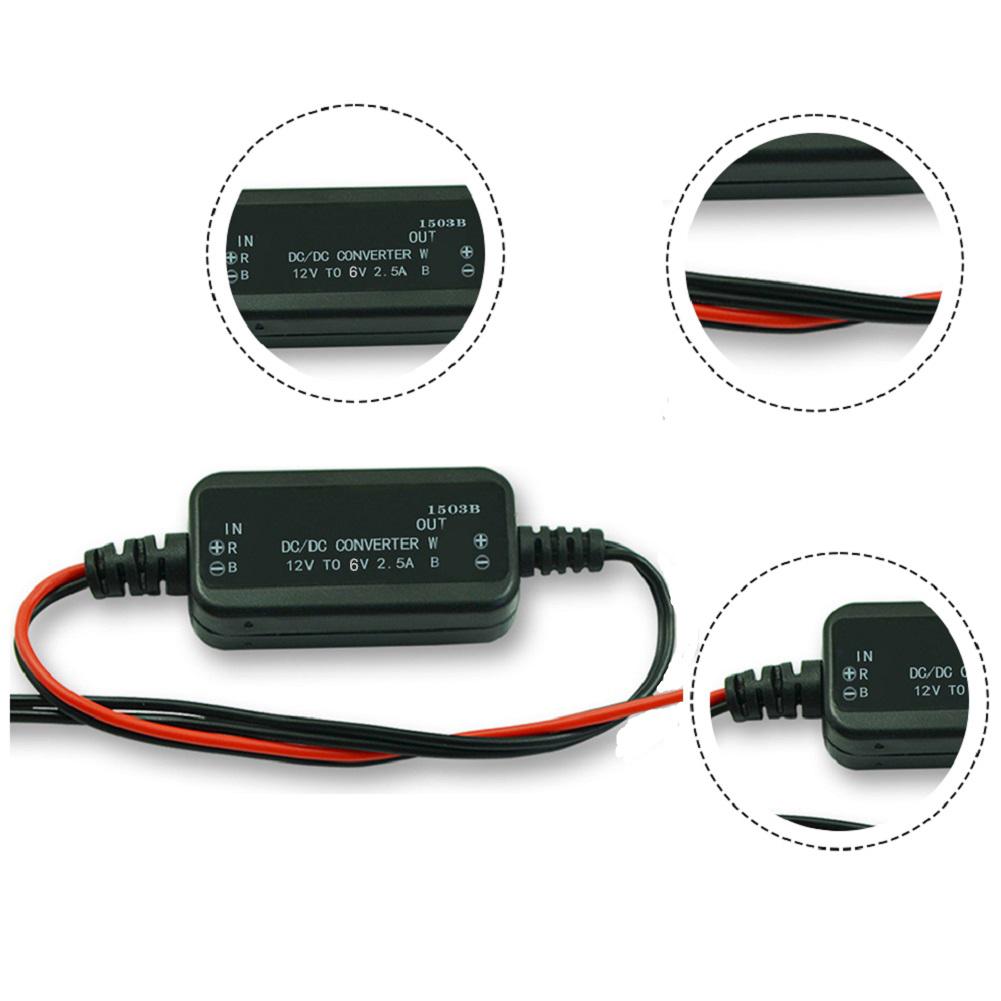 12V To 6V Converter DC Voltage Reducer Easy Installation Maximum Current 2.5A 12v To 6v Voltage Converter Current Controller