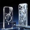 Butterfly Magnetic iPhone 15/16/17 Pro Max Case - Transparent Full Coverage Protection