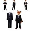 Nick Fox Child Cosplay Costume With Polyester Blend For Game Anime Role Play
