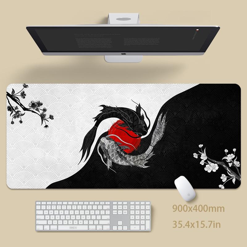 Fish Art Gaming Mousemats Gamer Mousepads Mouse Mat Large Mousepad Desk Pad Keyboard Mats Table Pads Mouse Pads Design Mouse Pad