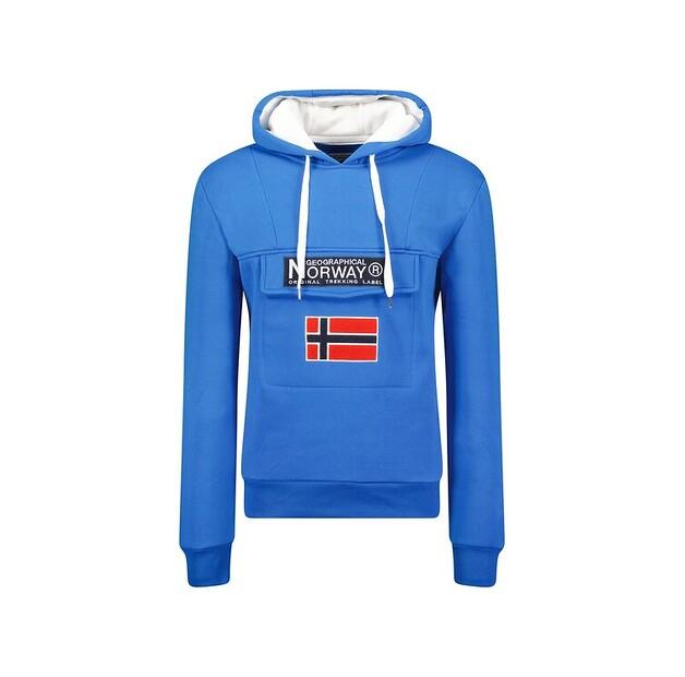 Hoodie Geographical Norway WW6115H/GN-Royal Blue / White