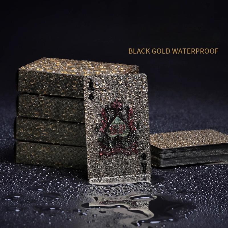 PVC Waterproof Anti Folding Thick Red Playing Cards Board Games for Family Outdoor Picnic Kill Time Entertainment Toys