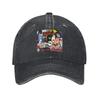 Broadway Musical Character Prints Music Lover Denim Hat Breathable Design Women Hat Cap Man Summer