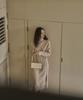 Kkeulle Asymmetrical Knit Dress_Oatmeal