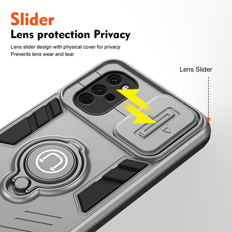Moto G22 Shockproof Camera Full Protection Phone Case For Motorola Moto G22 Case Armor Car Magnet Ring Stand Cover MOTO G22 Case