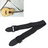 Acoustic Guitar Strap Padded Adjustable Cotton Webbing Strap for Folk Guitar with Leather Ends Comfortable Shoulder Strap for Long Playing