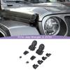 Engine Hood Latches Locking Hood Catch Kit Aluminum Alloy Hood Locks Compatible with Jeep Wrangler JK JL JT