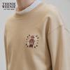 Teenie Weenie Women's Bear Cartoon Letter Sweatshirt