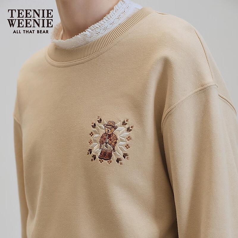 Teenie Weenie Women's Bear Cartoon Letter Sweatshirt
