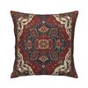 Vintage Persian Rug Pillow Cover Traditional Oriental Medallion Print Ethnic Bohemian Cushion Case For Sofa Bed Couch Rustic