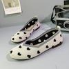 Princess Summer Women Casual Shoes Mesh Slip -On Flats Loafers Ladies Love Cloth Shoe Designer Sneakers Women 'S Moccasins