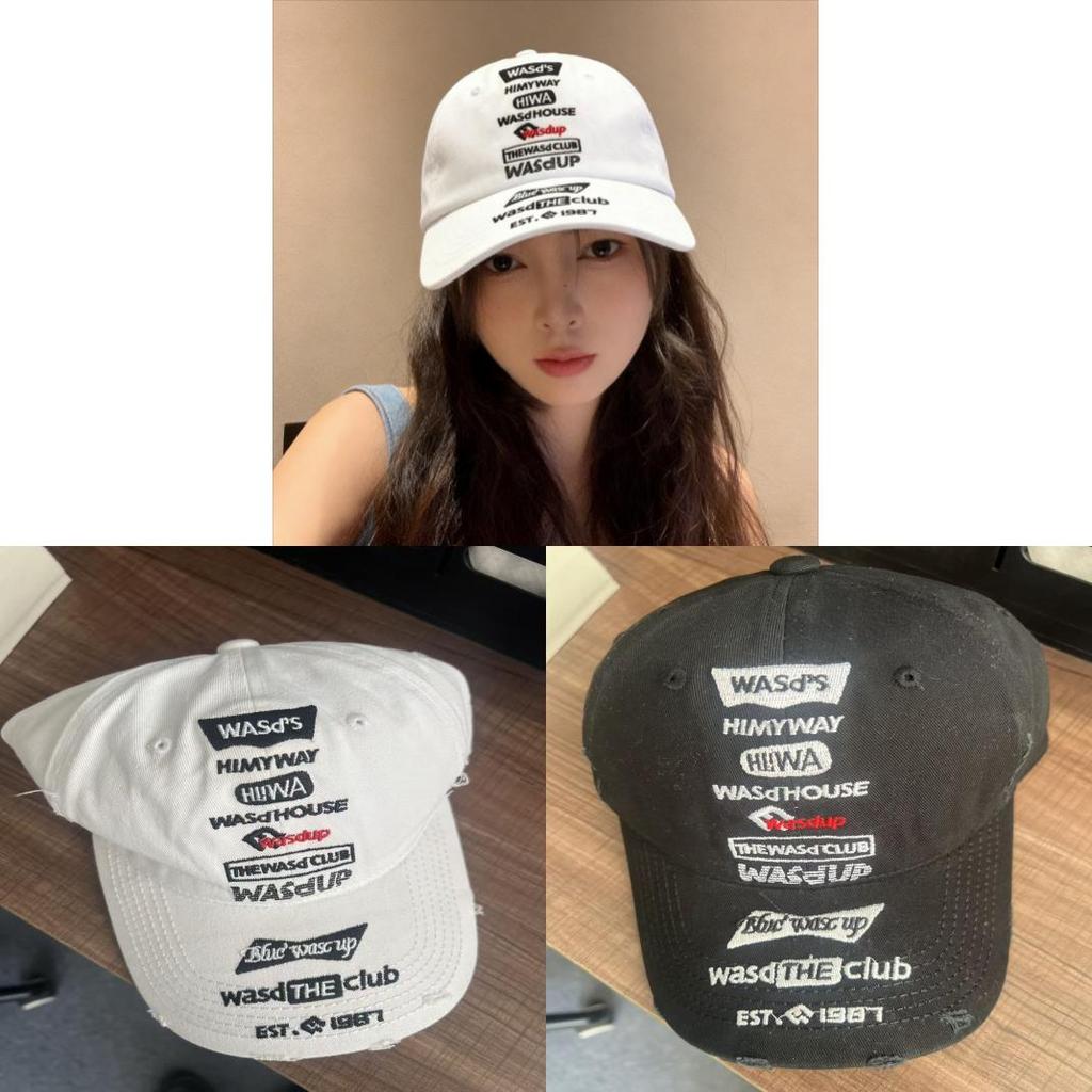 Casquette décontractée Style de rue à lettres brodées avec visière pour toutes les saisons