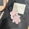 Cute Plush Toy Labubu with Cartoon Characters, Monster Pendant, Stuffed Doll, Plush Keychain for Car Keys, Backpack, Bag, Decor