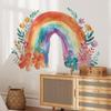 Fun-L057 Painted Flowers and Leaves Painted Bedroom Living Room Home Background Wall Beautification Wall Sticker