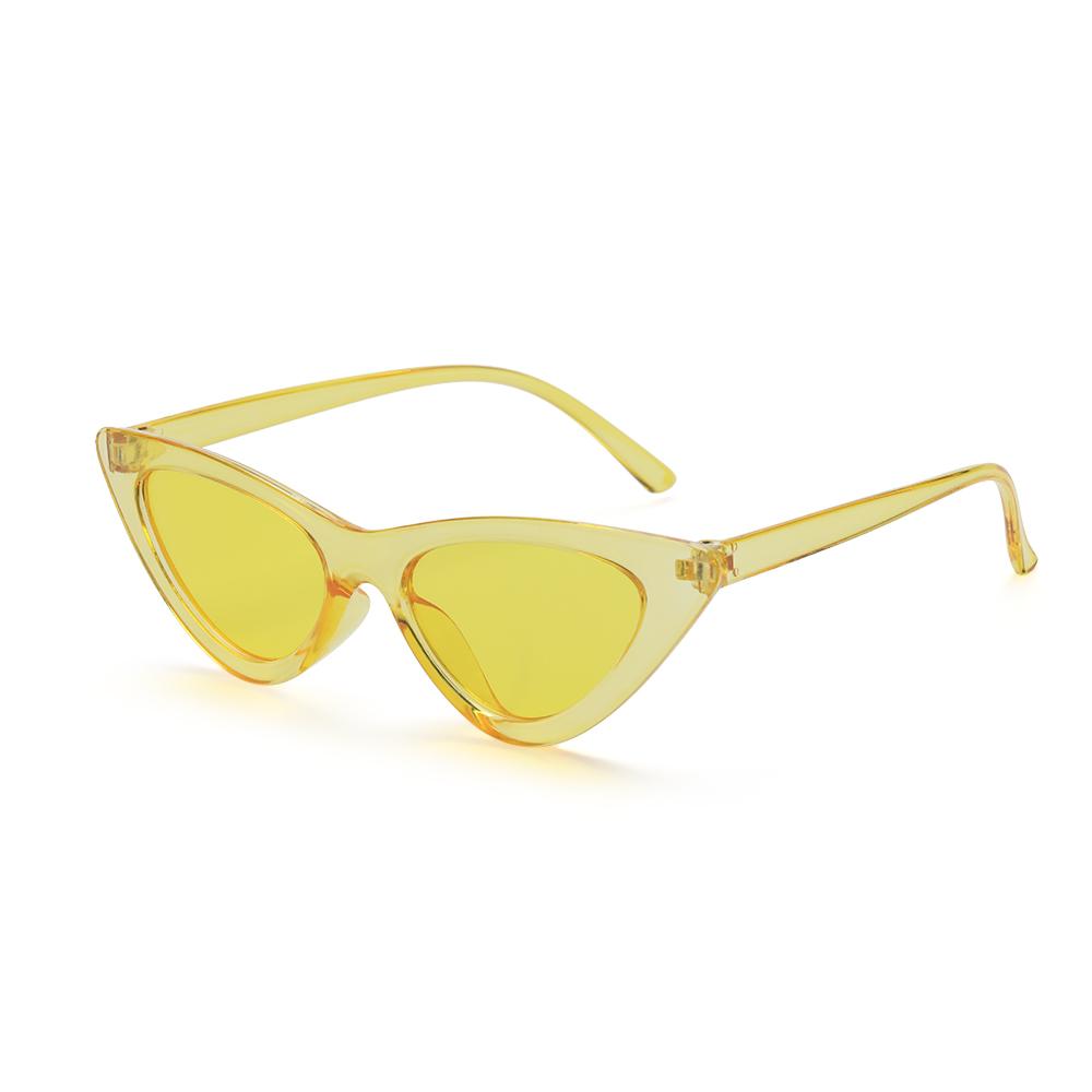 Lunettes de soleil œil de chat vintage Monture rectangulaire petite Protection UV400 Teintes rétro pour femmes hommes Lunettes de soleil d'extérieur
