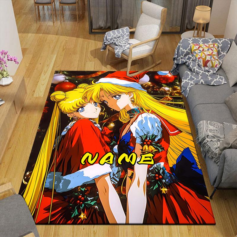 Custom 1Pc Sailor Moon Friendship Rug Office Carpet Indoor Outdoor Entrance Doormat Nonslip Soft And Comfortable Living Room D2915247