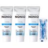 NONIO (Nonio) Quasi-drug Toothpaste Clear Herb Mint 130g X 3 Packs + Floss Included Kills Bad Breath Bacteria Cavity