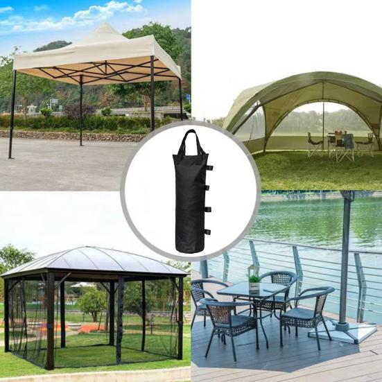 Tältben Vikter Sandpåse Kraftig 600D Oxford Tyg Utomhus Camping Tält Uteplats Parasoll Lusthus Solskydd Pergola Vindtäta Vikter