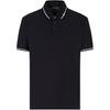 Stripe Detailed Short Sleeved Polo Shirt EM003003-AF10497-UB118