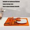 Silicone Grill Mat Silicone Griddle Tools Mat Spatula Mat For Outdoor Grill Kitchen Counter BBQ