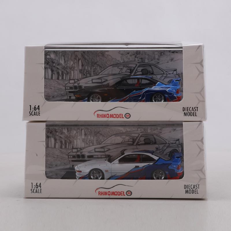 RM MODEL 1:64 850CSi E31 Wide Body Conversion Version Alloy Model Car