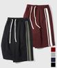 JEMUT [2Pack] Side Track One-Pleat Half Pants 4 Types Oysp2627