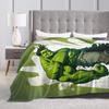 Retro Hulk Fleece Throw Blanket  Blankets for Sofa Travel Super Soft Bedspread,