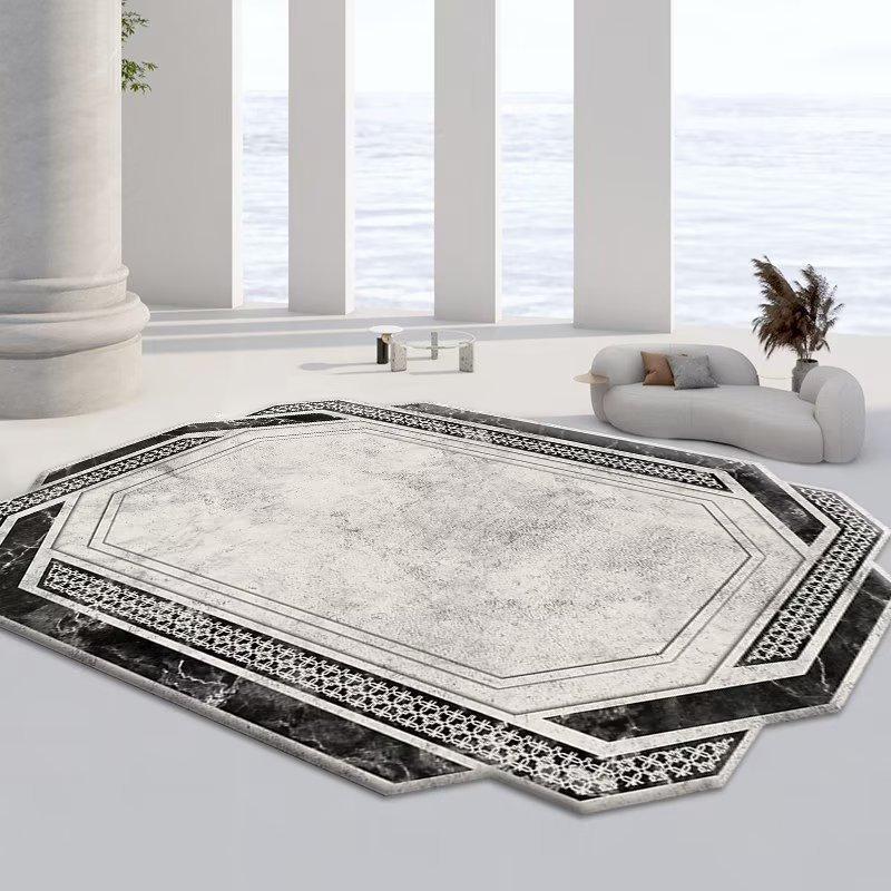 Moderne Minimalistische Tapijten voor Woonkamer Onregelmatige Vorm Slaapkamer Decor Pluche Tapijt Pluizig Zacht Nachtkastje Mat Huis Wasbaar Kleed