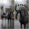 Horse Figurine Abstract Horse Sculpture Decor Minimalist Decorative for Home Decorators, Living Room, Office
