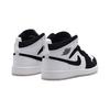 Air Jordan 1 Mid SE PS Diamond Kids Sneakers White Multi-Color Black DN4323-100