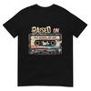 RAISED ON OLD SCHOOL HIP HOP Tshirt Cassette Graffiti Rap T-Shirt
