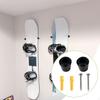 2x Suport de Perete pentru Snowboard Afișaj Umeraș Organizator Depozitare Ușor de Instalat Suport pentru Schiuri