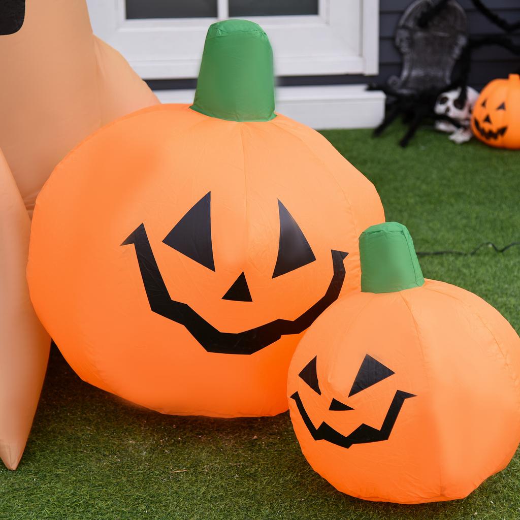 Halloween Inflatable Ghost Air Figure Light-Up Decoration 120/240 Cm (Inflatable Haunted Tree)