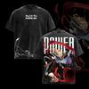 Chainsaw Man Anime T-shirt Power Vintage Washed Oversized T Shirt Men Women Clothing Summer Short Sleeve Pure Cotton Tees Tops