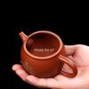 Chinese YIXING Purple Clay Teapot, Handmade Vermilion Clay Hanwa Teapots,  PUER Kung Fu Teapot, Round Drum Teapot 150ml