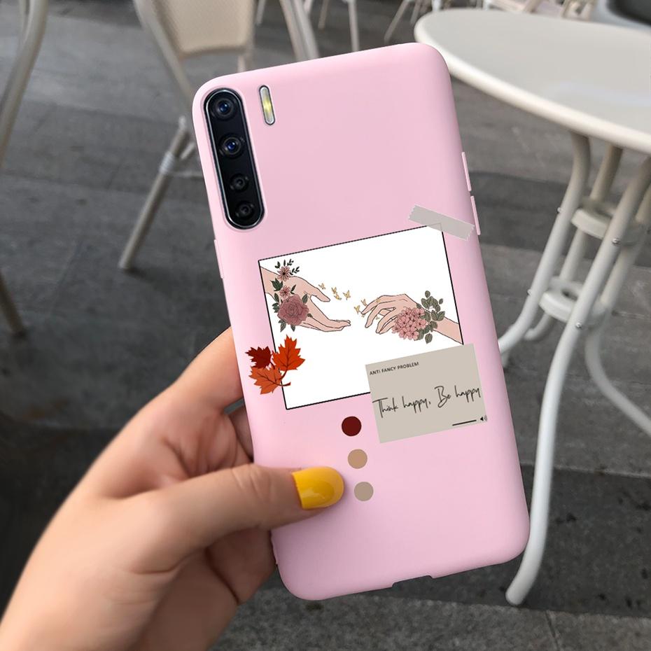 For OPPO A91 Case Oppo F15 CPH2001 CPH2021 Lovely Printing Jelly Silicone Soft Phone Back Cover Cases For Oppo Reno3 CPH2043