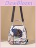 Minimalist Canvas Retro Small Backpack With Zipper For Casual Travel And Daily Use