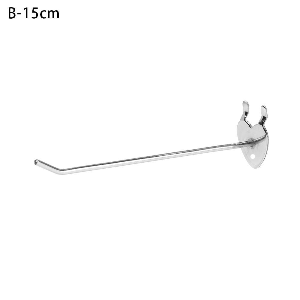 5Pcs Metal Convenient Hang Fits Holder Panel Storage Racks Retail Shop Peg Display Hooks Goods Shelf