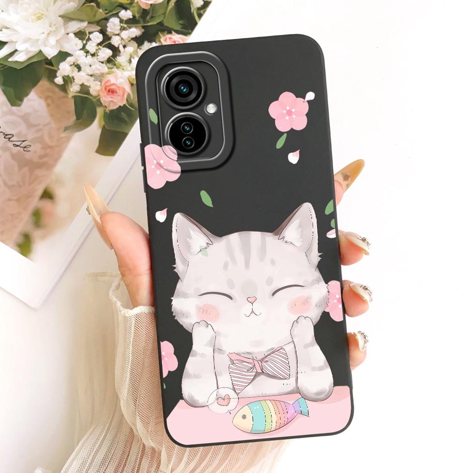 Phone Case For Tecno Spark 9T KH6 Casing For Techno Spark 9T Cover Luxury Fashion Funny Cute Cat Cool Painted