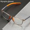 TR90 Anti-blue Light Myopia Glasses For Men Women Nearsighted Glasses Eyewear Ultralight Sports Anti-Shedding Eyeglasses