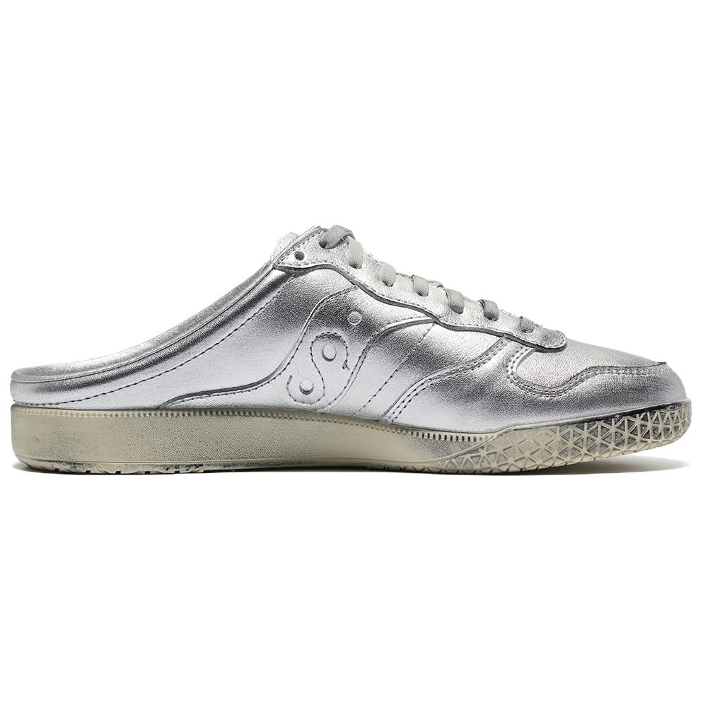 SAUCONY Bullet Ct Comfortable Versatile Anti-Slip Closed-Toe Slippers Unisex Slippers Silver S79058-5
